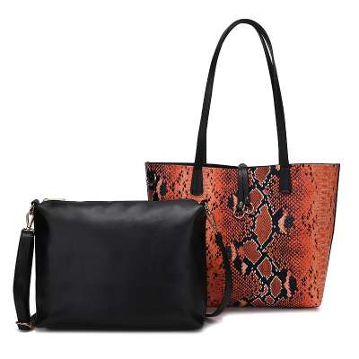 Newest 2 bag in 1 set popular handbags for women leather handbag