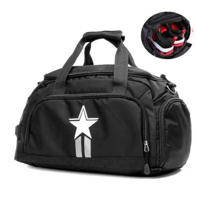 Fashion shoulder travel+bags for outdoors large Capacity Travel Bag Waterproof Sport Gym Travel Duffel Bag With Shoe Compartment